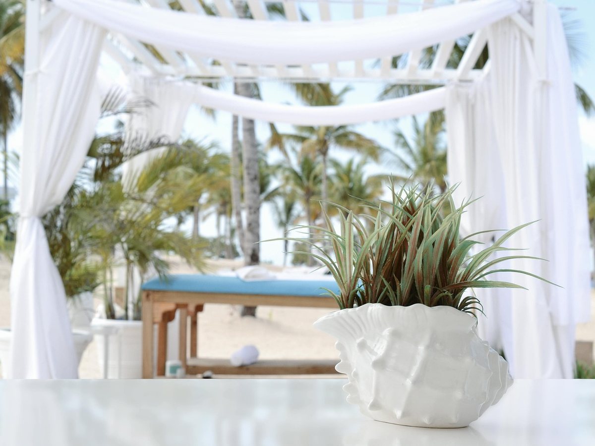 Massage de détente au bord de la mer